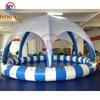 Desenvolver grande tenda de publicidade inflável ao ar livre verão parque aquático piscina inflável guarda-sol barraca equipamentos