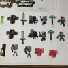 Decoraciones Inserto para Pastel de Cumpleaños Cuadrícula Temática de Minecraft de Venta Caliente Transfronteriza, Insertos para Escena de Pastel de Mesa de Postres