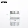 Botella de Vidrio Transparente para Crema de 100g Botella para Crema Facial de 50g Botella para Crema de Ojos Transparente Tarro para Mascarilla Botella de Empaque Cosmético