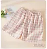 Venta al por mayor Envío directo Primavera Verano Algodón Puro Mujer Pareja Hogar Gasa Pantalones Cortos de Hombre Sueltos Cómodos Se Pueden Usar Afuera Tallas Grandes Pijama