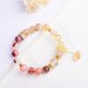 Pulsera de Cristal Amarillo Natural Torre Citrina Pulsera de Nicho Duobao Moda Cristal Joyería Original China Nueva para Damas