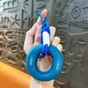 Llavero con Anillo de Silicona para Agarre de Neumático Equipo de Entrenamiento Manual Multilibras Alivio del Estrés Fortalecedor de Agarre Portátil Colgante Venta al por Mayor