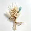 Mini ramo de flores secas transfronterizo, caja de regalo de ramillete de boda para novia y dama de honor, flores secas decorativas, flores eternas y pequeños regalos