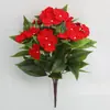 Venta al por mayor del fabricante Amazon Flores de Impatiens Simuladas Flores Artificiales Ramo Arreglo de Boda Paisaje de Bosque de Jardín Muebles para el Hogar