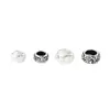 Plata de Ley S925 Patrón de Rostro de Animal Retro Espaciador Estilo Chino Anillo Cerrado Pulsera Trenzada Accesorios DIY