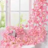 Vinha de Flor de Cerejeira Amazon 135 Flores 1,8m Flores Artificiais de Seda para Casamento Decoração de Hotel Casa Arranjo Floral Simulado Buquê