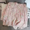 Algodón Nube Mayorista Transfronterizo Pijamas Nuevos para Mujer Primavera y Otoño Manga Larga Dulce Dibujos Animados Conjunto de Ropa para el Hogar Pijamas de Mujer