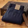 Pantalones largos de modal finos de alta gama para verano, cómodos, transpirables, para hombre, sin planchado, elásticos, rectos, de estilo business casual