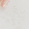 B92 Plata Pura Engrosada Chapada en Oro Broche de Resorte de Plata Pulsera Broche de Collar Accesorios para Joyería Hecha a Mano DIY Venta al por Mayor B92