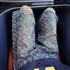 Versátil Marca de Moda de Calle Estilo Coreano Jeans de Pierna Recta Jacquard, Nuevo Estilo Genial, Tallas Grandes Ajuste Holgado Pantalones Largos