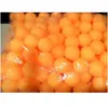 Al por mayor Amarillo y Blanco 40mm Empaquetados Plástico PP Juego Pelotas de Ping Pong Sin Marcas para Uso en Lotería