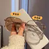 Gafas de prescripción anti luz azul bestseller transfronterizas, gafas de montura cuadrada ultra ligeras de moda para mujer, mismo estilo que se ve en Douyin y Xiaohongshu