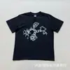 Adwysd Linha Completa de Camisetas Casuais Soltas de Manga Curta com Estampa de Letras em Relevo Sun para Casais (Homens e Mulheres), Exportação