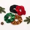 Anillo para el Pelo de Terciopelo Cruzado Estilo Retro Navideño de Halloween Lazo para el Pelo Francés Lazo Versátil para Moño Accesorios para el Pelo de Felpa