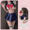 Uniforme JK Sexy Celebridad de Internet Estilo Universitario Cuello Marino Falda Ultra Corta Falda Plisada Japonesa Traje de Marinero de Alto Valor Set