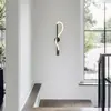 Lámpara de Pared de Silicona con Líneas Modernas Minimalistas de Lujo Ligero, Lámpara de Noche Nórdica Simple y Creativa para Dormitorio