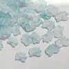 Fundo Plano Duplo Furo Lótus Vidro DIY Acessórios de Joias Estilo Antigo Grampo de Cabelo Joia de Mão Pingente Vidro Acessórios de Cabelo Retrô Material