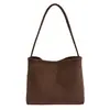 Nova Bolsa de Ombro Simples Casual Estilosa Fashionável Estilo Retrô Bolsa de Ombro Único Tendência para o Dia a Dia Bolsa de Axila