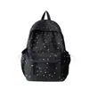 Mochila Nueva y Elegante Estilo Coreano con Alto Atractivo Estético, Mochila Ligera Casual para Viajes con Patrón Estrellado para Estudiantes