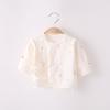 Ropa para recién nacido primavera y otoño bebé recién nacido Ropa de media espalda para las cuatro estaciones top de puro algodón falda y ropa de moda para uso interior