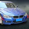 Modificación de coche parachoques delantero deportivo Cuchillo de aire parachoques delantero del coche spoiler envolvente delantero desviador cuchillo de aire Rojo Azul amarillo