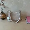 Bolso de Hombro Cruzado Tejido con Patrón de Nicho Estilizado Shuai Mi para Mujer, Nuevo Bolso de Hombro Cruzado de Moda Verano 2026, Retro