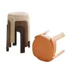 Taburete Bajo Tapizado Espiral para el Hogar, Resistente y Duradero, Apilable, Taburete Pequeño para Mesa de Centro de Sala de Estar, Cómodo para Sentarse Largamente, Taburete Bajo para Niños