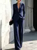 En Stock 2026 Nuevo Conjunto de Traje para Mujer para el Trabajo, Moderno Casual Estilo Europeo y Americano, Chaqueta y Pantalones de Dos Piezas de Corte Entallado