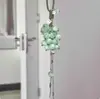 Colgante Adorable de Uva Verde Fresca con Personalidad Adorno Colgante Estilo Bosque Llavero de Fruta Accesorio Versátil para Teléfono