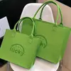 Bolsa Tote de Feltro Portátil Estilo Tiktok Grande Capacidade Nova Bolsa de Mão de Feltro Bolsa de Feltro