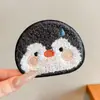 Presilhas de Cabelo com Fita Mágica de Desenho Animado para Meninas, Adesivos Fofos de Animais para Franja, Grampos de Cabelo, Acessórios de Cabelo