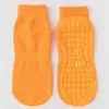 Calcetines para Trampolín Venta Directa del Fabricante Calcetines de Yoga Antideslizantes de Longitud Media de Caña Alta Calcetines para el Suelo del Centro de Educación Temprana Calcetines para Baño Logo