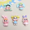 Accesorios de Resina de Niña Llorando de Dibujos Animados Joyería Hecha a Mano para Bricolaje Funda Brillante para Teléfono Móvil Taza de Agua Pasador Pegatina para Refrigerador Parche