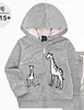 Comercio Exterior Transfronterizo Ropa Infantil Otoño e Invierno Nuevo Estilo Chaqueta con Capucha y Cremallera con Bordado de Letras Multicolor para Niños y Niñas, Venta al por Mayor