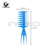 Peine de dientes anchos estilo directo de fábrica, peine para aceite, peine para el cabello, peine portátil para hombre con peine de inserción grande para la parte posterior de la cabeza, peine de traje