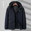 Abrigo de Algodón Grueso de Terciopelo de Venta Caliente Transfronterizo de Longitud Media Estilo Papá Invierno para Abuelo de Mediana Edad y Anciano Chaqueta de Algodón Cálida Nueva de Invierno