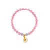Pulsera de jade azul marino con polvo de cristal natural al por mayor, colgante con hebilla Ping An, nueva pulsera original de lujo con luz de nicho chino para mujer.