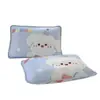 Fundas de almohada de seda de hielo para niños de verano, un par de fundas de almohada frescas para el verano, 30x50 cm, fundas de almohada para bebés de jardín de infantes
