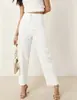 2026 Europeu e Americano Transfronteiriço Amazon Elegante Cintura Alta Feminino Versátil Perna Reta Para Ir ao Trabalho Casual Calças