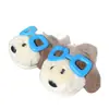 Perrito de Dibujos Animados Invierno Antideslizante Engrosado Felpa Cálido Suela Suave Silencioso Algodón Pantuflas Pareja Hombres Mujeres Uso en Interiores Hogar Venta al por Mayor