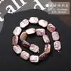 Perla de Agua Dulce Natural Barroca Forma de Diamante Cuentas Sueltas DIY Collar Enfilado Joyería Hecha a Mano Cuentas Accesorios de Joyería
