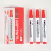 Fácil de borrar sin dejar marcas, marcador para pizarra de gran capacidad, marcador a base de agua de secado no rápido, marcador para tablero de dibujo negro rojo azul al por mayor