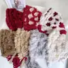 Chapéu de Malha de Pelo de Coelho Moda Quente Estilo Lei Feng para Mulheres, Novo Chapéu Loli Casual Versátil de Inverno, Chapéu à Prova de Frio com Proteção para Orelhas