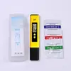 Caneta de pH Exportação Popular Portátil Medidor Digital de pH Detector de Valor de pH para Aquário Caneta Teste de pH de Qualidade da Água com Precisão de 0,01