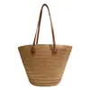 Bolsa de Palha Tecida Feminina Verão Bolsa Tecida Bolsa de Mão Bolsa Transversal de Rattan Tecido Bolsa Tote Grande Capacidade Bolsa Feminina Transfronteiriça
