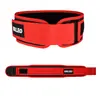 Cinturón lumbar de nailon grueso personalizado para fitness para hombres, adecuado para sentadillas, peso muerto, levantamiento de pesas y deportes y entrenamiento de fuerza para mujeres