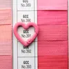 Color de pintura hebilla de resorte de aleación en forma de corazón anillo de resorte abierto llavero para auriculares colgante de equipaje accesorios de bricolaje