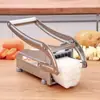 Rebanador de Patatas Transfronterizo Multifuncional de Acero Inoxidable Rebanador de Pepino Máquina para Papas Fritas Cortador de Verduras de Cocina Patata
