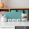 Conjunto de chá de viagem Panda portátil para uma pessoa Xícara expressa acampamento ao ar livre fofo simples uma chaleira três xícaras portátil para fazer chá