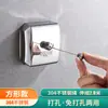 Tendedero retráctil invisible para secar ropa, herramienta mágica interior sin taladro para baño, tendedero de cable de acero retráctil para balcón